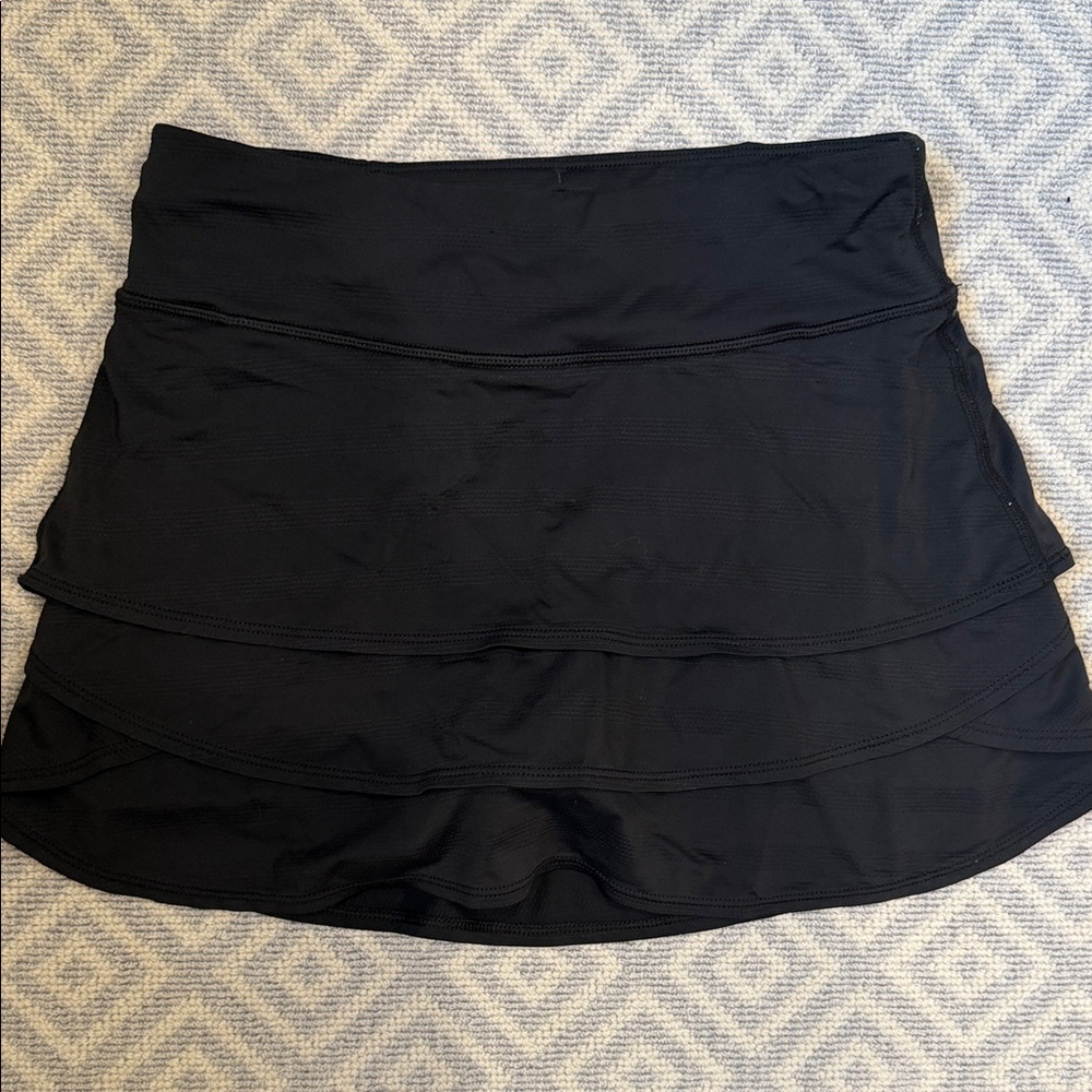 Athleta Black Layered Skort